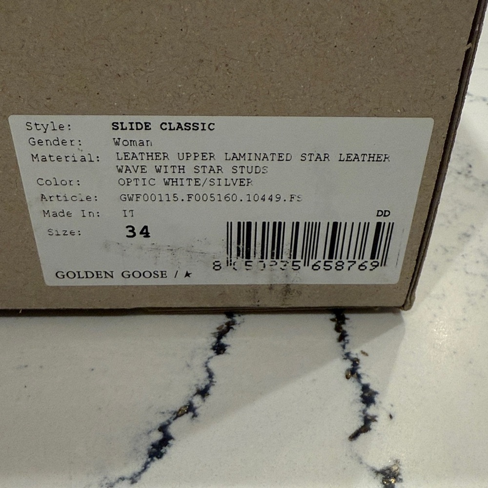 Golden Goose Silver and Black Women's Sneakers - Picture 6 of 7